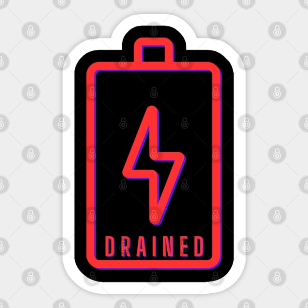 Drained Sticker by Kary Pearson